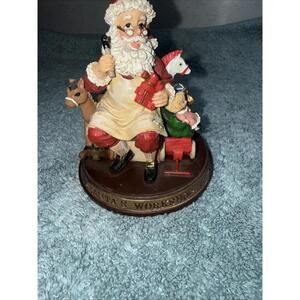 "Santa's Workshop" Resin Figurine By American Greetings 1998